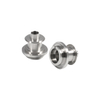 เครื่องกัด Cnc สแตนเลสผลิตฟิตติ้งหัวชิ้นส่วนที่มีความแม่นยำ